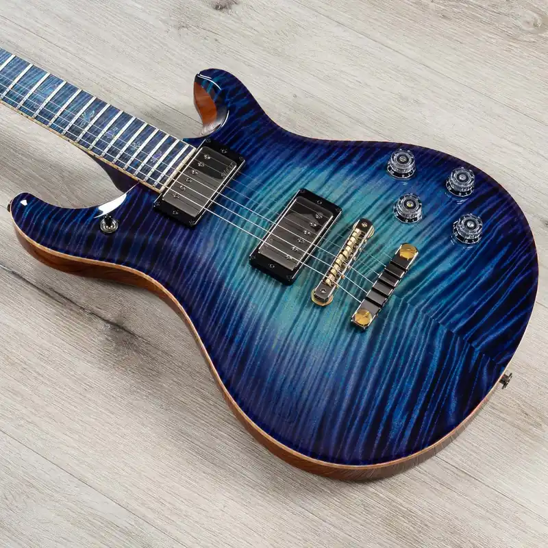 PRS Paul Reed Smith Private Stock McCarty 594 Guitar, Stained Curly Maple, Aqua Violet Glow 2023 Trending