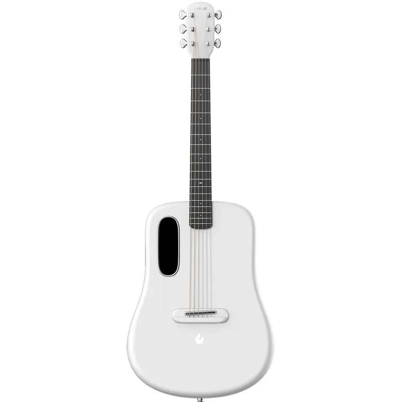 Lava Music ME 3 38Touchscreen Acoustic Electric SmartGuitar w/ Gig Bag, White (B-STOCK) Top Rated