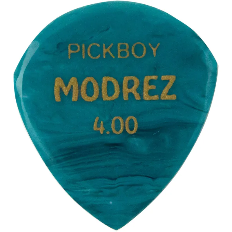 Pickboy MDZTQP400 MODREZ 4.00mm Resin Guitar Pick, Turquoise Hot Deal