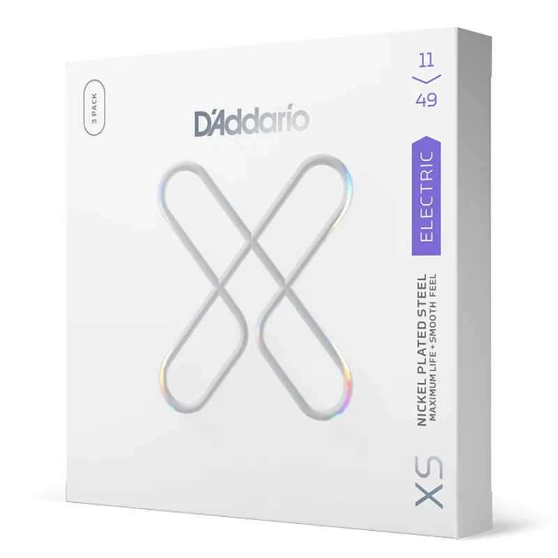 Grab Now D'Addario XSE1149-3P 3-Pack Nickel-Plated-Steel Coated Electric Guitar Strings, 11-49