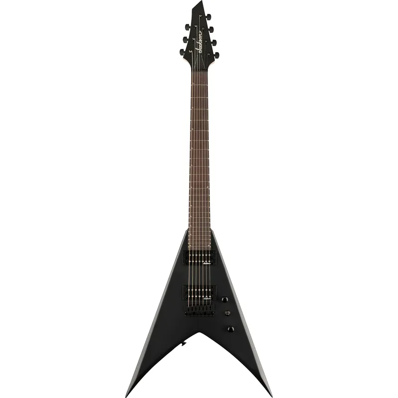 Clearance Jackson JS Series King V JS22-7 KV HT 7-String Guitar, Amaranth Fretboard, Satin Black