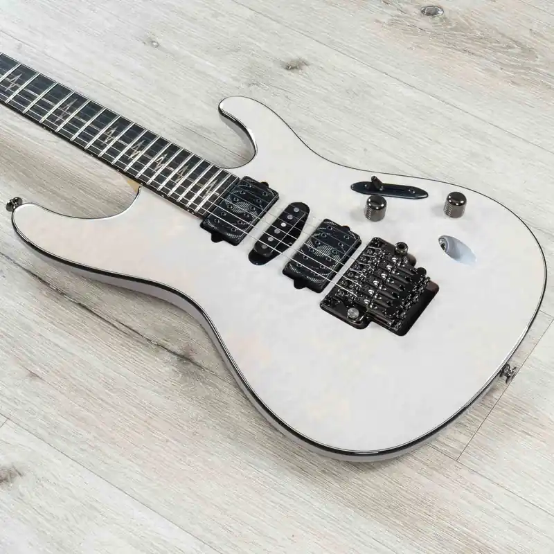 Ibanez JIVAX2 Nita Strauss Signature Guitar, Ebony Fretboard, Ghost Order Now