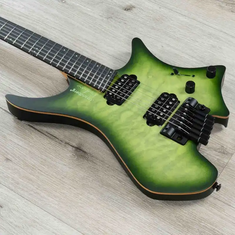Seasonal Sale Strandberg Boden Prog NX 6 Headless Multi-Scale Guitar, Earth Green