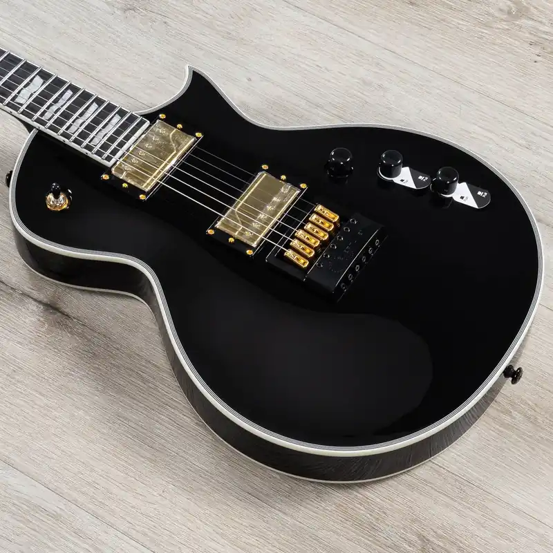 Buy Today ESP LTD Eclipse-1000T CTM Evertune Guitar, Macassar Ebony Fretboard, Black