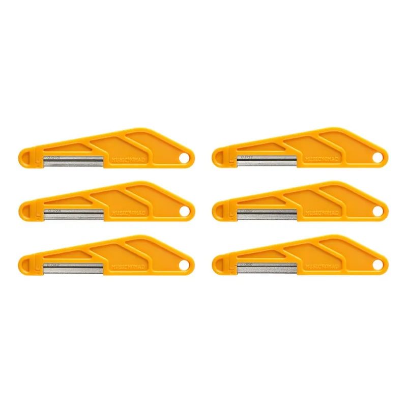 Music Nomad MN670 6-Piece Acoustic Guitar Diamond Coated Nut File Set, 13-56 Cheap