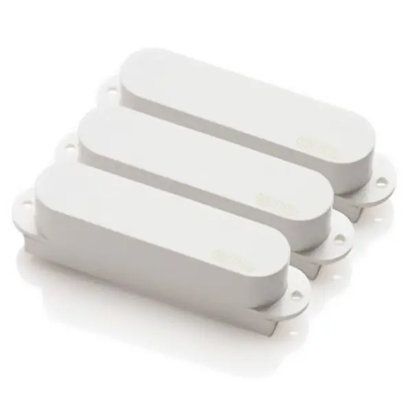 Final Sale EMG SLV Set Active SSS Single Coil Alnico V Guitar Pickup Set w/ Install Kit, White