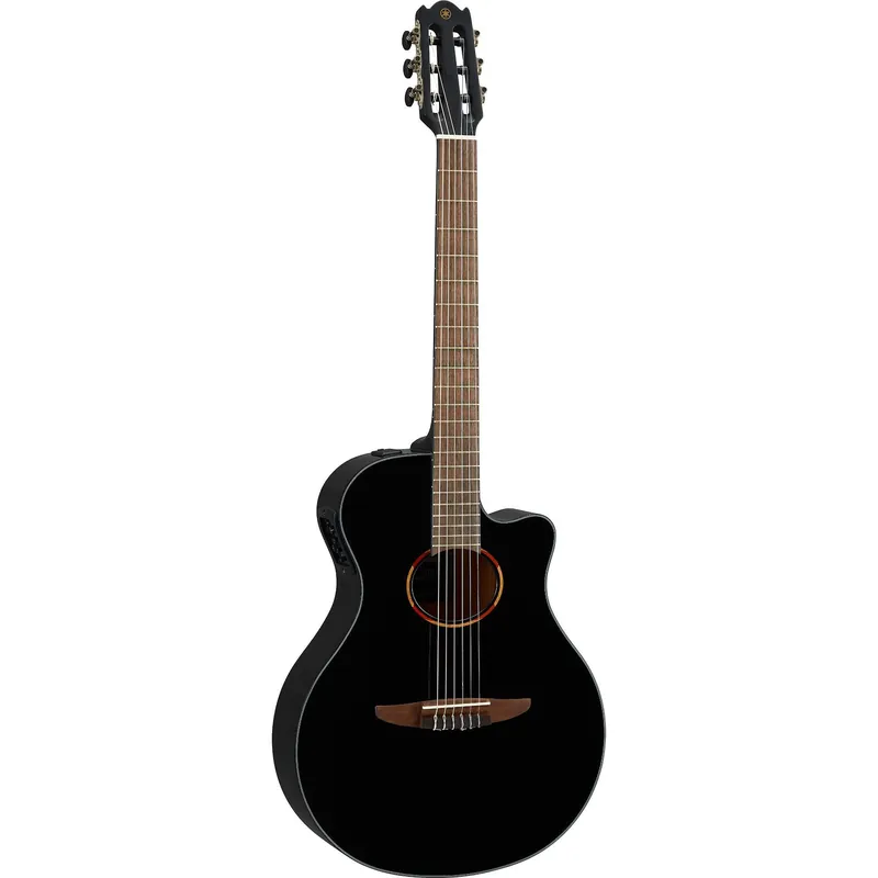 Trending Yamaha NTX1 Nylon-String Acoustic Electric Guitar, Solid Sitka Spruce Top, Black