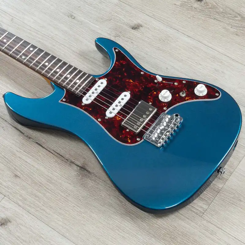 Ibanez AZ2204N AZ Prestige Guitar, Rosewood Fretboard, Prussian Blue Metallic Popular