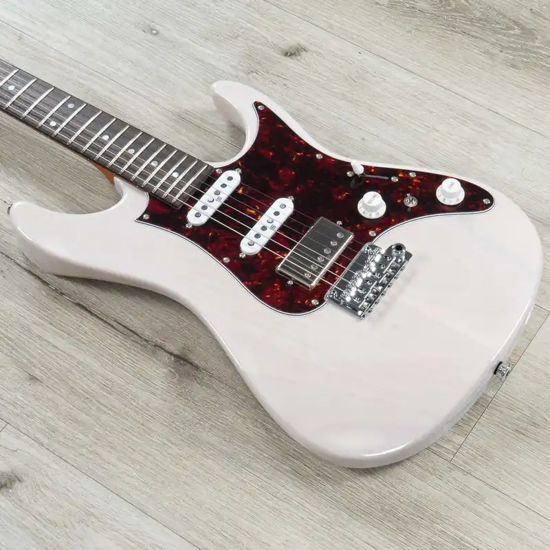 Certified Ibanez AZ2204N AZ Prestige Guitar, Rosewood Fretboard, Antique White Blonde