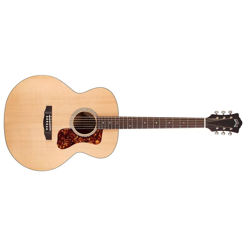 Guild BT-240E Baritone 200 Series Archback Solid Top Jumbo Acoustic Electric Guitar, Natural Satin While Supplies Last