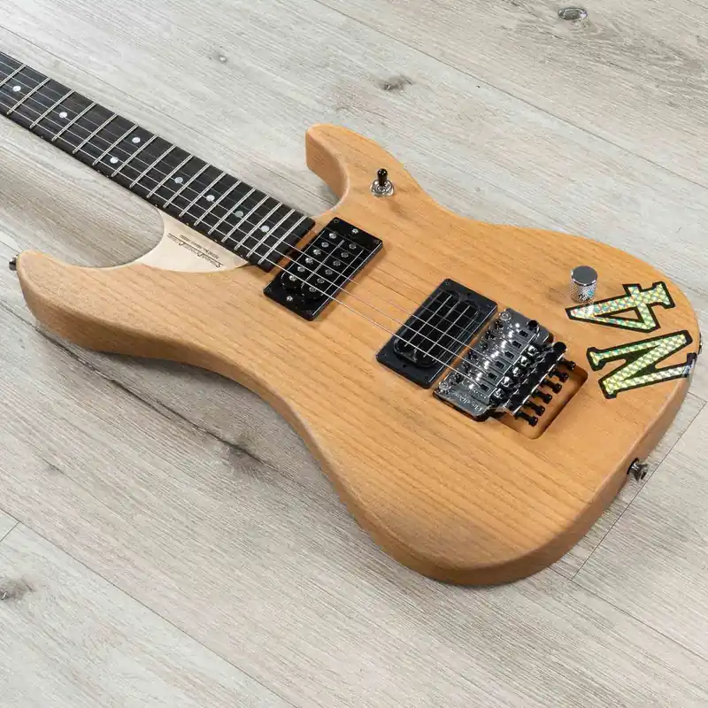 Direct From Manufacturer Washburn USA Nuno Bettencourt N4-NUNO VINTAGE Guitar, Ebony Fretboard, Natural