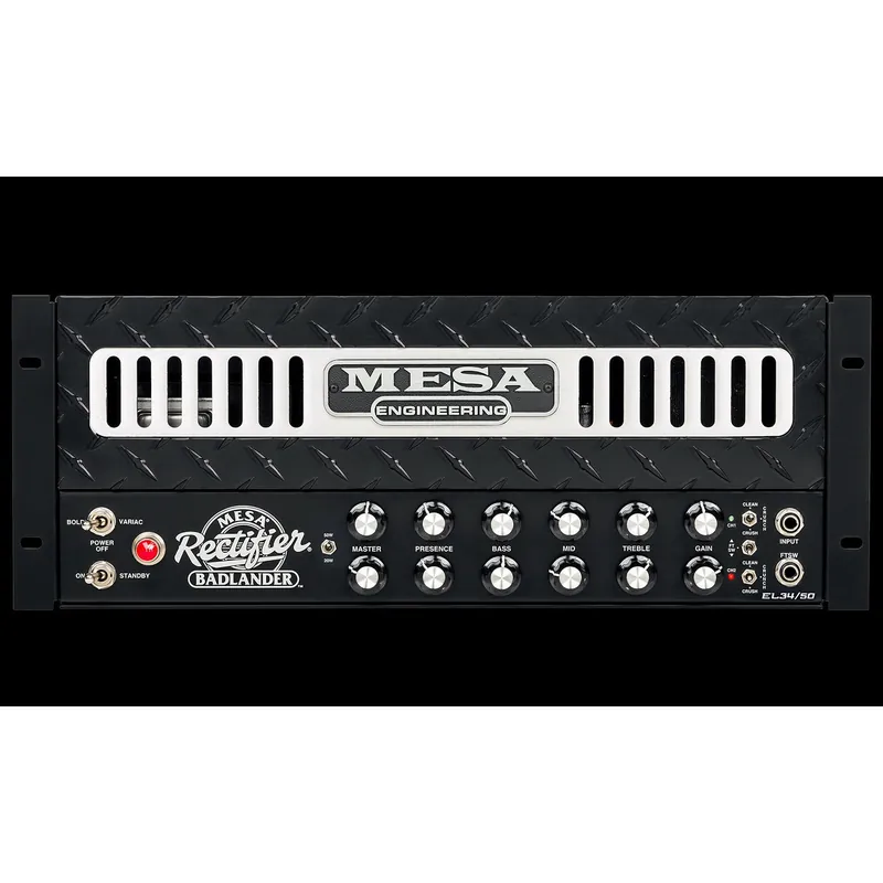 Warranty Included Mesa Boogie Badlander 50 All-Tube Guitar Amplifier Rackmount Head, 50-Watts