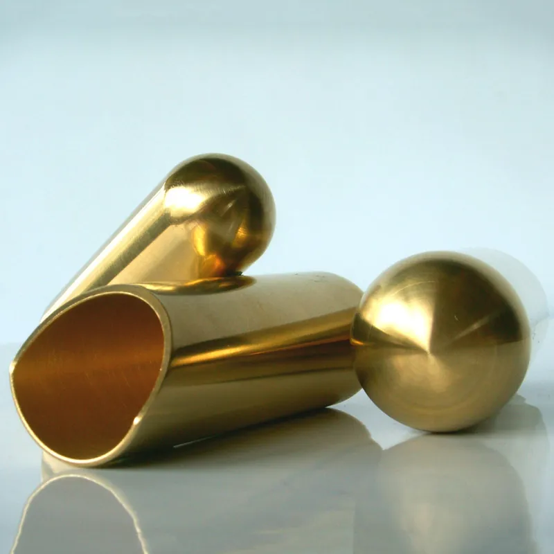 The Rock Slide BTRS-MB Brass Balltip Guitar Slide, Medium, Ring Size 8 - 10.5 Price Cut
