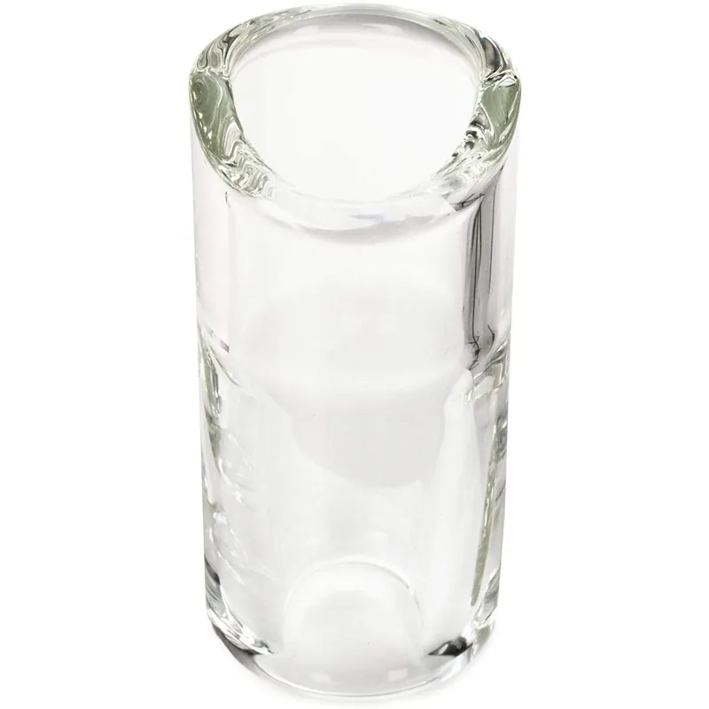 The Rock Slide GRS-SC Clear Moulded Glass Guitar Slide, Small, Ring Size 6-8 Brand New
