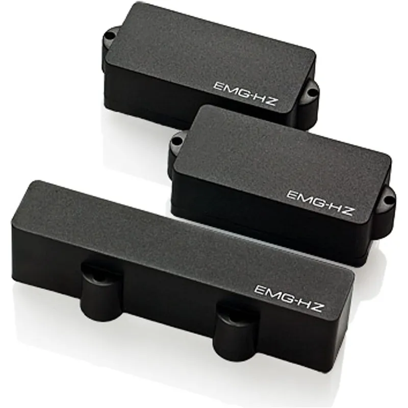 EMG PJHZ PHZ+LJHZ PJ Bass Guitar Pickup Set, Black Instant Buy