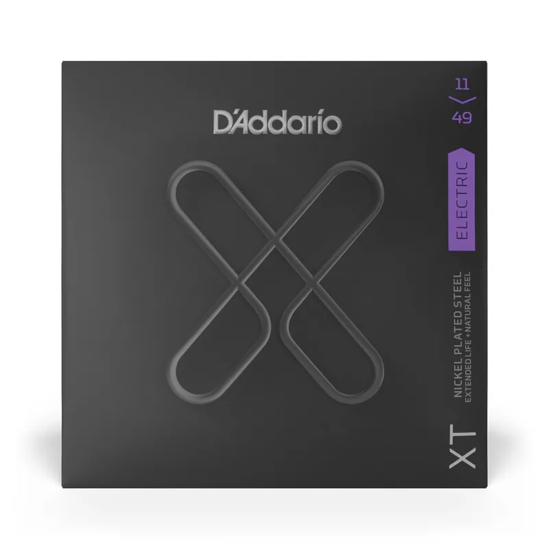 D'Addario XTE1149 XT Series Electric Guitar Strings, Nickel, 11-49 Warranty Included