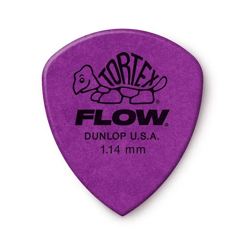 Buy Today Dunlop 558P114 Tortex Flow Standard Pack, 12 Picks, 1.14mm, Purple