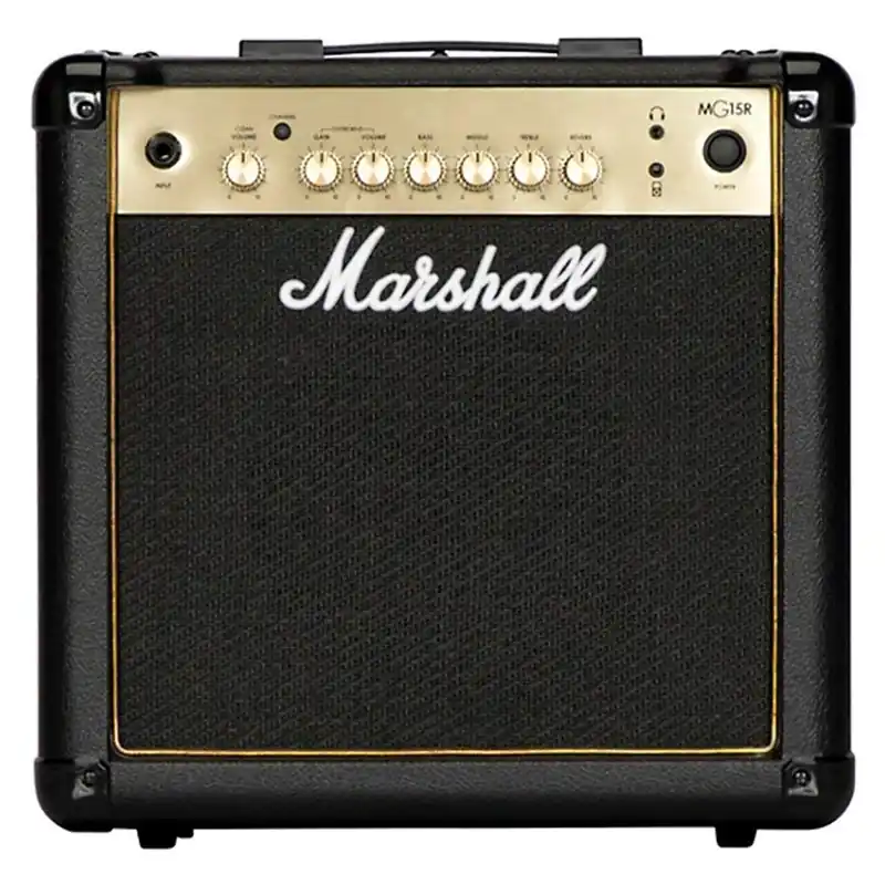 In Demand Marshall MG Gold MG15R 15-Watt 1x8Guitar Combo Amp with Reverb