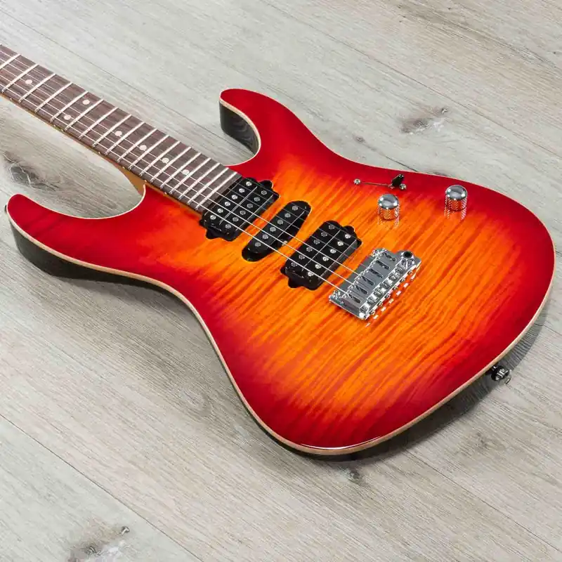 Buy Online Suhr Modern Plus HSH Guitar, Pau Ferro Fretboard, Fireburst