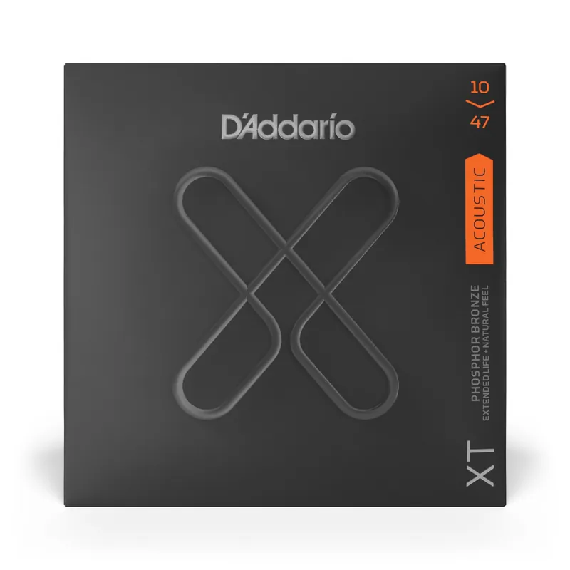 Discount D'Addario XTAPB1047 XT Series Acoustic Guitar Strings, Phosphor Bronze, 10-47