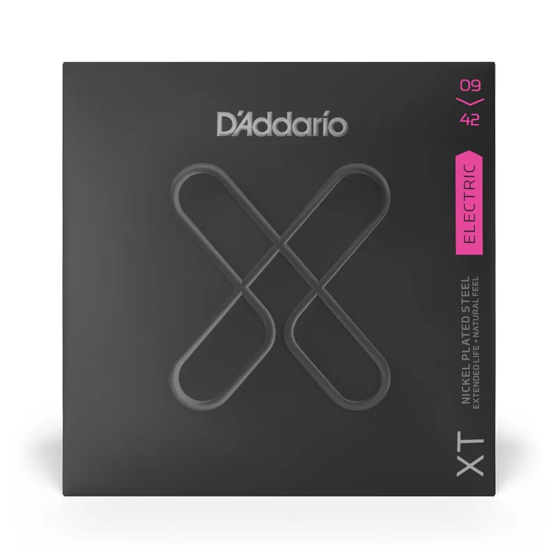 Buy Online 3-PACK of D'Addario XTE0942 XT Series Electric Guitar Strings, Nickel, 09-42