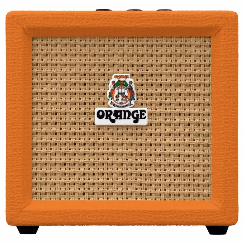Orange Amps Crush Mini Combo Guitar Amplifier, 9V Battery-Powered, 3-Watt, 8-ohm Exclusive Offer