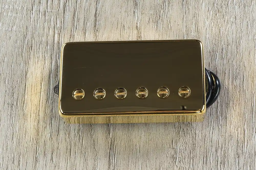 Free Returns Suhr Aldrich Single Screw Hot Humbucker Pickup, Bridge 50mm, Gold