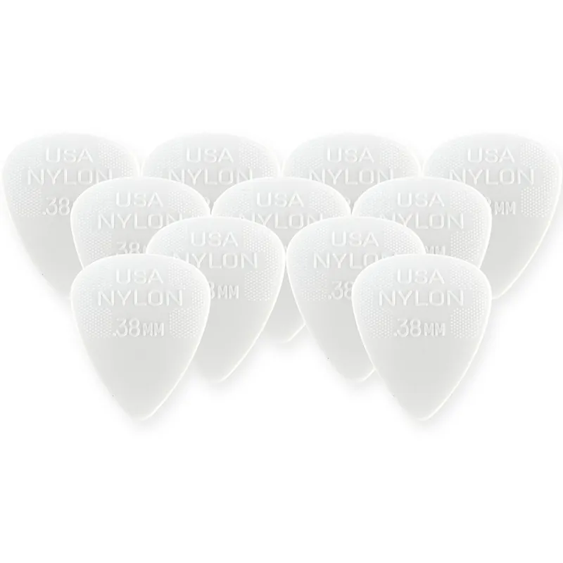 Grab Now Dunlop 44P.38 - Nylon Standard Guitar Picks, White, 0.38mm (12-Pack)