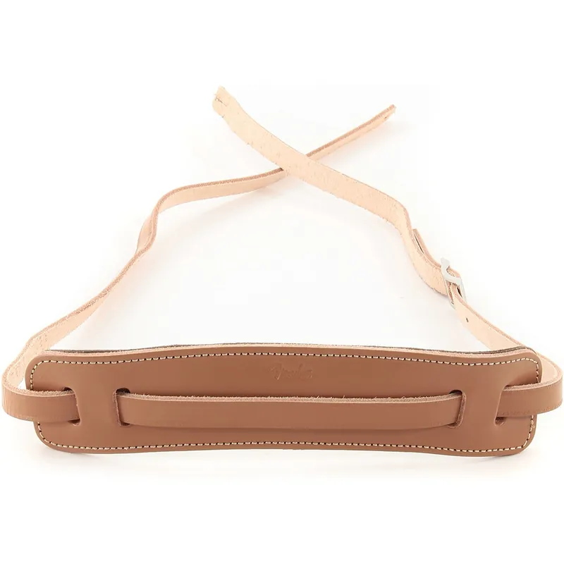 Fender Deluxe Vintage Leather Guitar Strap - Natural Super Sale