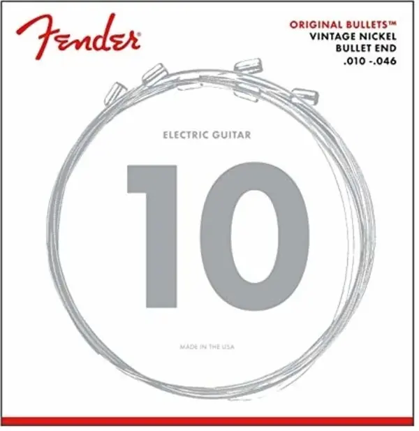 Warranty Included Fender 3150R Original Bullets Regular Electric Guitar Strings (10-46)