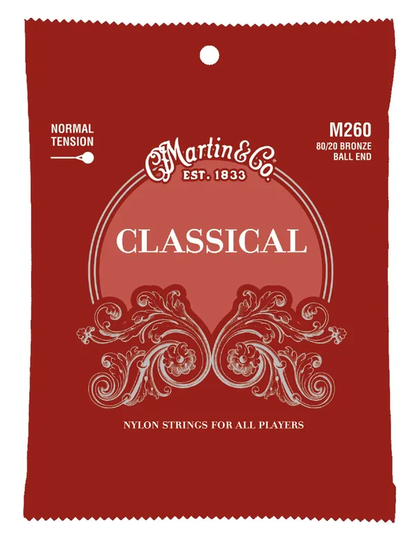 Special Discount Martin M260 80/20 Bronze Ball-End Regular Tension Nylon Classic Guitar Strings (28-43)