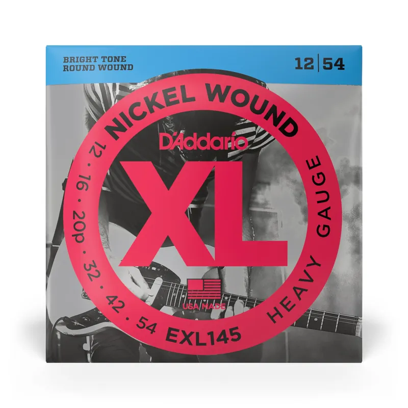 Today Only D'addario EXL145 Heavy Nickel Round Wound Electric Guitar Strings (12-54)