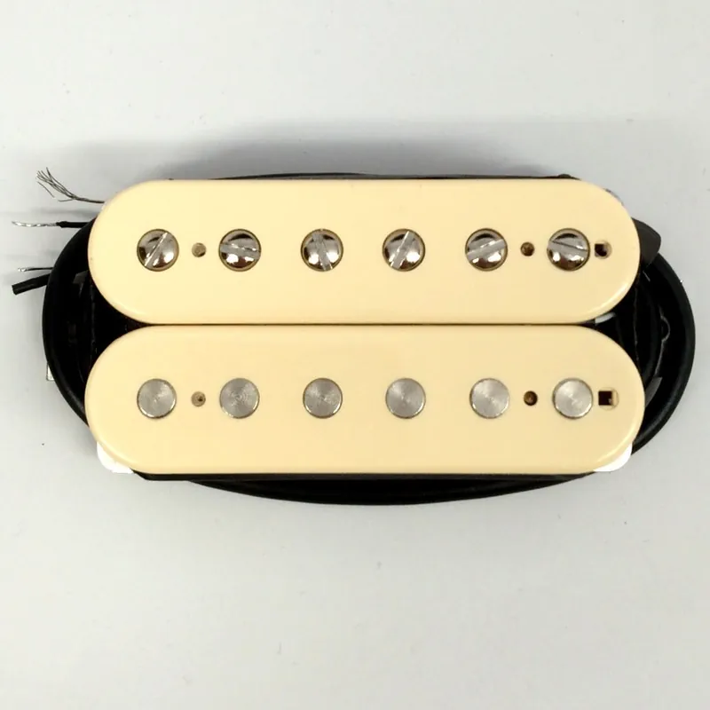 No Minimum Order Bare Knuckle The Mule 6-String Open Humbucker, Bridge Position, 50mm, Short Leg, Cream Coils