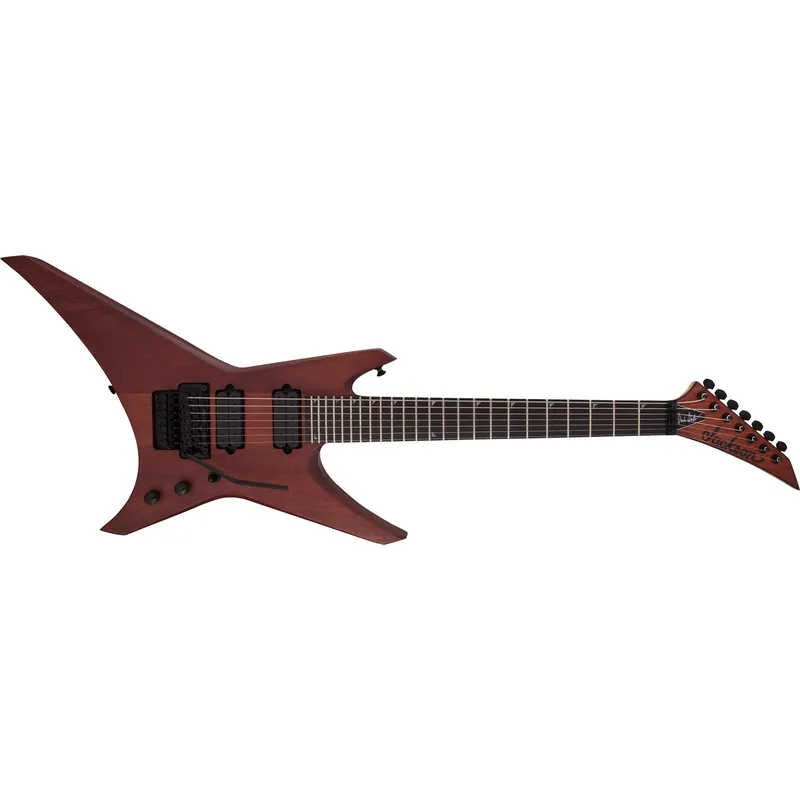 Jackson Pro Series Signature Dave Davidson Warrior WR7 MAH Guitar, Ebony Fretboard, Walnut Stain Hot Picks