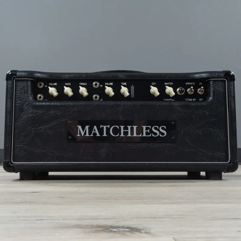 Matchless HC-30 30-Watt 2-Channel Tube Guitar Amp Head, Black & Silver Wholesale