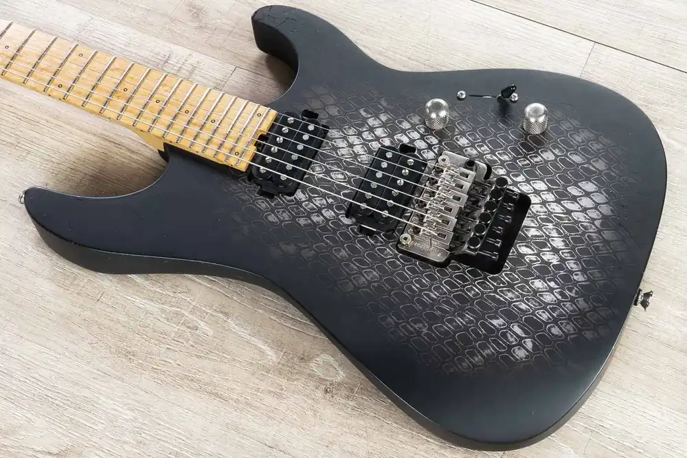 Friedman NoHo 24 Guitar, Snake Skin Finish, Birdseye Maple Fretboard, Floyd Rose Locking Trem Fresh Stock