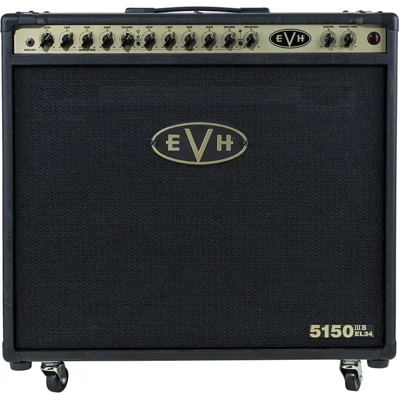 Genuine EVH 5150III 50W EL34 2x12 Guitar Amp Combo, Black, 120V