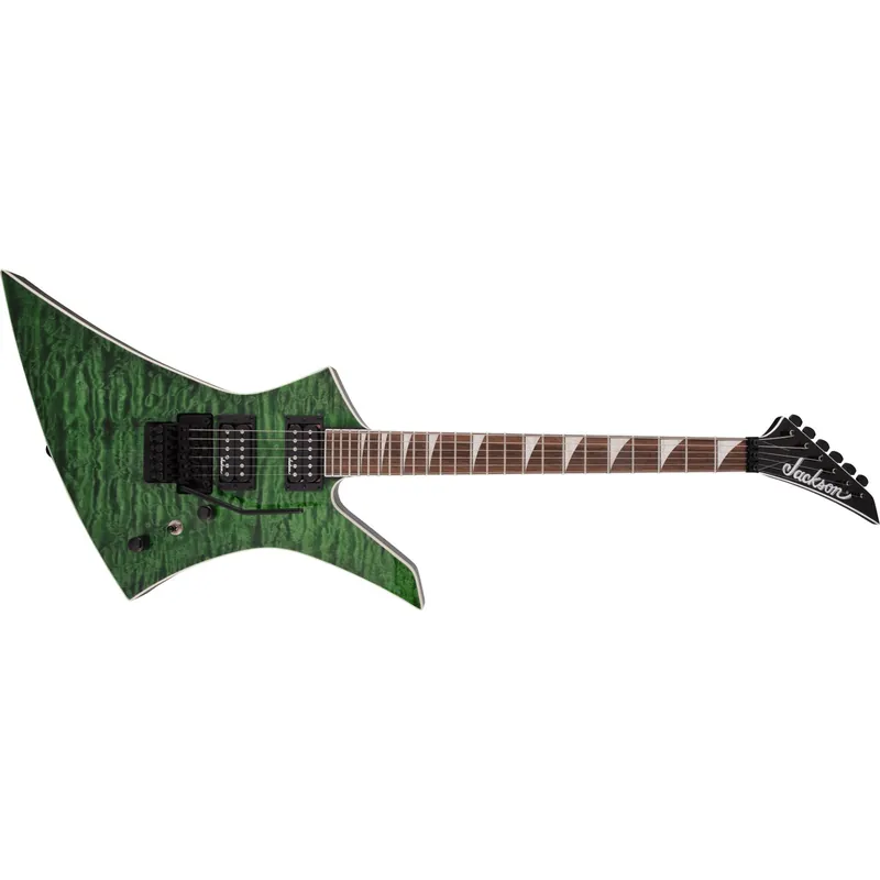 Buy Direct Jackson X Series Kelly KEXQ Guitar, Laurel Fingerboard, Transparent Green