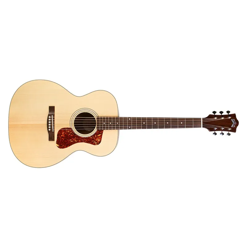 Guild Westerly Collection OM-240E Acoustic-Electric Guitar, Orchestra - Natural Weekend Sale