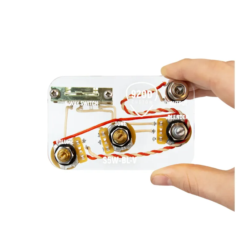 Flash Sale 920D Custom S5W-BL-V Stratocaster Blender Pot Guitar Wiring Harness