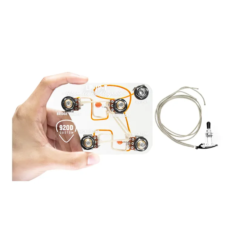 920D Custom LP-JP-T Les Paul Guitar Wiring Harness with 4 Push-Pull Pots & 3-Way Switch Markdown