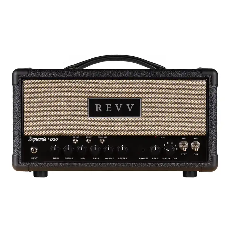 Handmade Revv Amplification Dynamis D20 MK2 20-Watt Tube Guitar Amp Head with Reactive Load & IRs