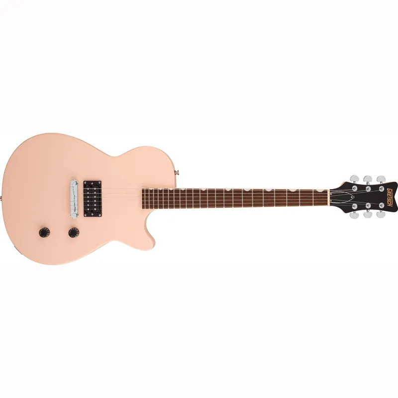 Gretsch Streamliner Jet Club 1 Pickup Guitar, Laurel Fretboard, Shell Pink Original