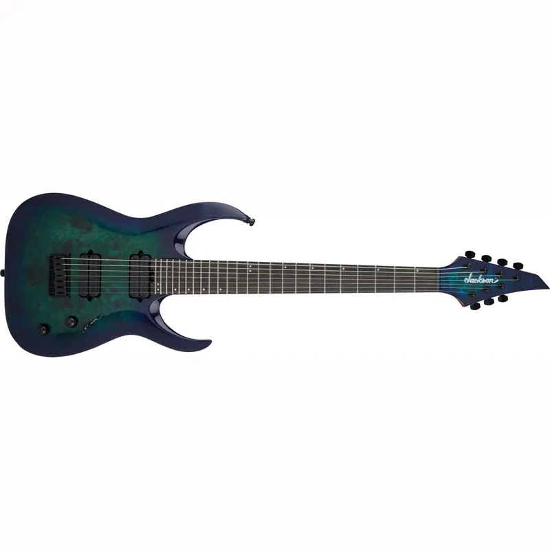 Jackson Pro Series Signature Misha Mansoor Juggernaut HT7P 7-String Guitar, Chlorine Burst Secure Checkout