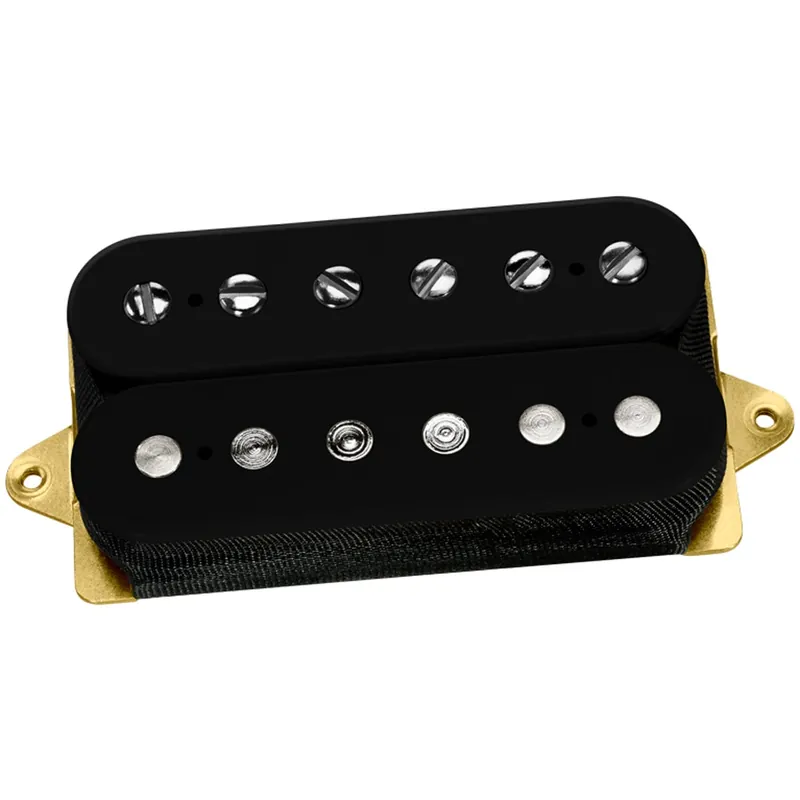 DiMarzio DP500 Super PAF Ceramic Guitar Humbucker Pickup, F-Spaced, Black Hot Picks