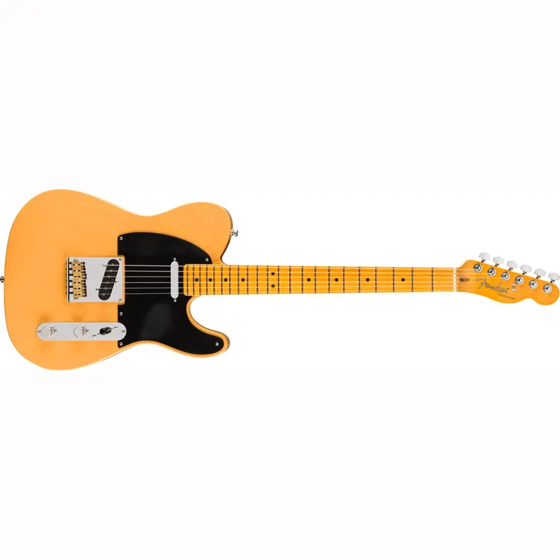 Fender American Ultra Luxe Vintage '50s Telecaster Guitar, Maple Fretboard, Butterscotch Blonde Lacquer Markdown