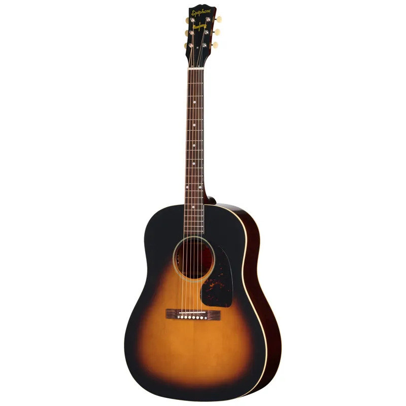 Epiphone Inspired by Gibson Custom 1942 Banner J-45 Reissue Acoustic-Electric Guitar, Vintage Sunburst Buy Online