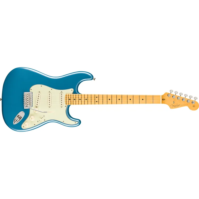 Fender American Professional Classic Stratocaster Guitar, Maple Fretboard, Faded Lake Placid Blue Express Delivery