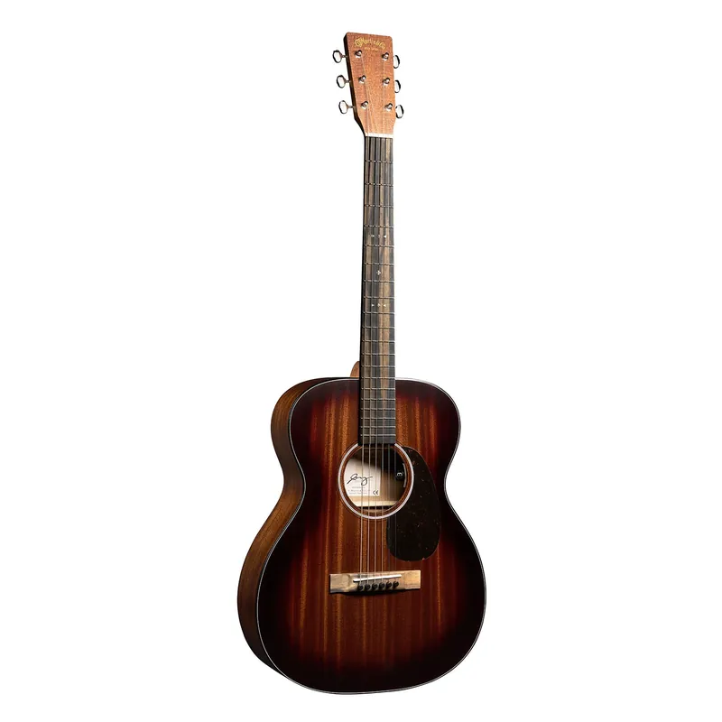 Popular Martin 000 Jr E Jeff Tweedy Acoustic-Electric Guitar, Sapele Top, Back & Sides, Tweedy Burst