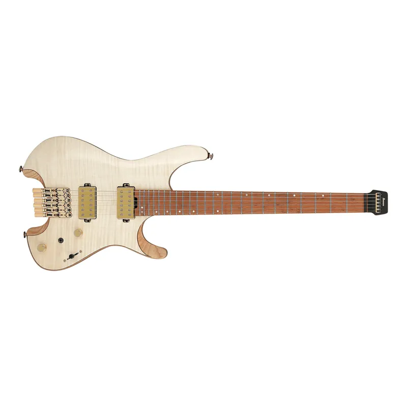 Ibanez Q52FMG Headless Guitar, Roasted Birdseye Maple Fretboard, Natural Low Gloss Low Price